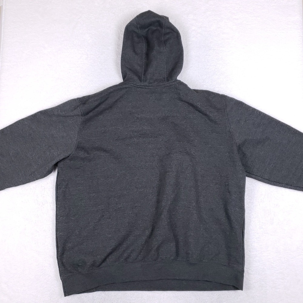 Carhartt Hoodie Mens 2XL Loose Fit K121 Pullover Carbon Gray Workwear Sweatshirt - Picture 8 of 10